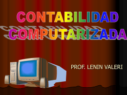 CONTABILIDAD COMPUTARIZADA