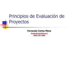 Evaluación Privada de Proyectos