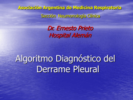 Algorritmo Diagnóstico del Derrame Pleural