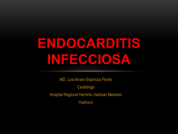 ENDOCARDITIS INFECCIOSA