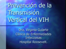 Protocolo Transmision Vertical VIH
