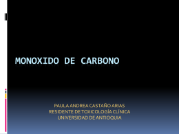 MONOXIDO DE CARBONO