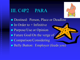 III. C4P2 PARA