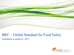 Global Standard for Food Safety