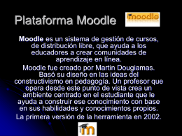 Plataforma Moodle - eductic