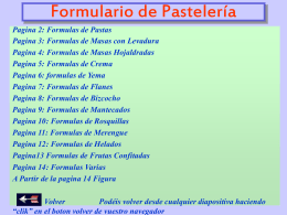 Formulario de Pasteleria