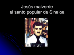 Jesús malverde el santo popular de Sinaloa