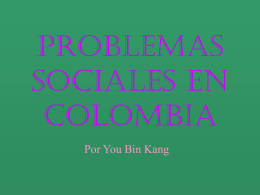 Problemas Sociales en Colombia