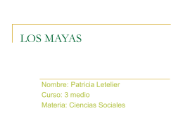 Disertación de los Mayas