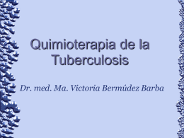 Quimioterapia de Tuberculosis