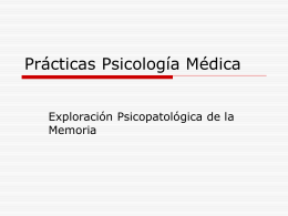 Prácticas Psicología Médica