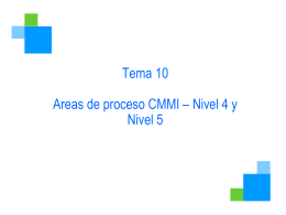FUNDAMENTOS DE CMMI - Nivel I (CAPABILITY MATURITY