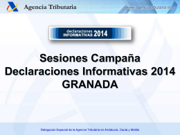 Campaña Declaraciones Informativas 2014. Aspectos