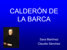 CALDERÓN DE LA BARCA
