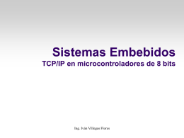 Sistemas Embebidos TCP/IP en microcontroladores de
