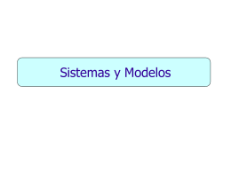 Sistemas y Modelos