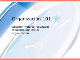 Organización 101