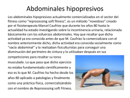 Abdominales hipopresivos