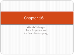 Chapter 27, Anthropology and the Future