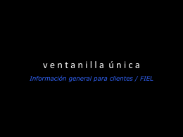VENTANILLA UNICA - Agentes Aduanals De Sonora