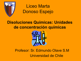 UNIDADES QUIMICAS - Liceo Marta Donoso Espejo