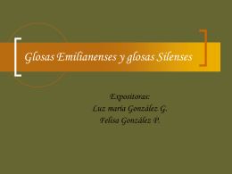 Glosas Emilianense y glosas Silences