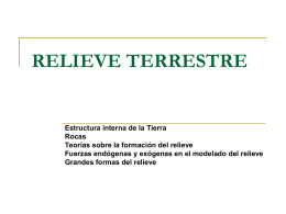 RELIEVE TERRESTRE