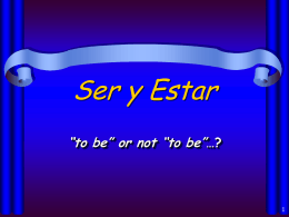 Ser & Estar - Spark Enthusiasm
