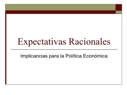 Expectativas Racionales - UCEMA | Universidad del