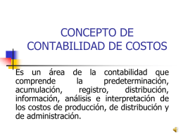 CONCEPTO DE CONTABILIDAD DE COSTOS - osclopp -