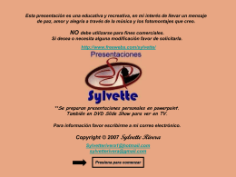 Diapositiva 1 - www.sylvetterivera.com