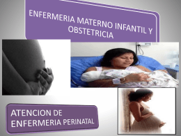 ENFERMERIA MATERNO INFANTIL Y OBSTETRICIA