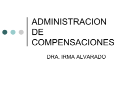 ADMINISTRACION DE COMPENSACIONES