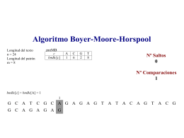 Algoritmo Boyer-Moore