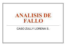 ANALISIS DE FALLO - Escuela Judicial del Paraguay