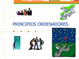 PRINCIPIOS ORDENADORES - Facultad de Medicina UNAM