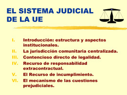 EL SISTEMA JUDICIAL COMUNITARIO