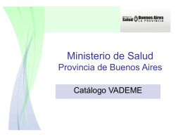 Ministerio de Salud Provincia de Buenos Aires