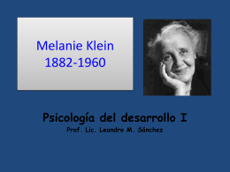 Melanie Klein 1882-1960