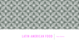Latin American food