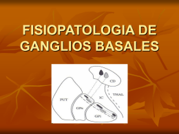Fisiopatologia de Los Ganglios de la Base