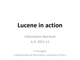 Lucene in action
