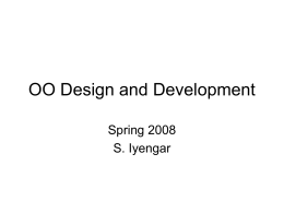 OO Design and Development