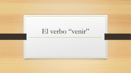 El verbo “tener”