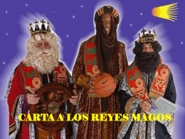 Carta a los Reyes magos