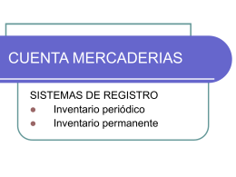 CUENTA MERCADERIAS - CAA EII