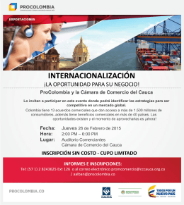 ProColombia y SOCIO REGIONAL Invitan al Programa de