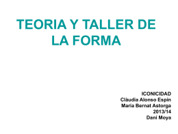 TEORIA Y TALLER DE LA FORMA