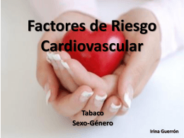 Factores de Riesgo cardiovascular