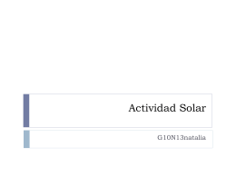 Actividad Solar